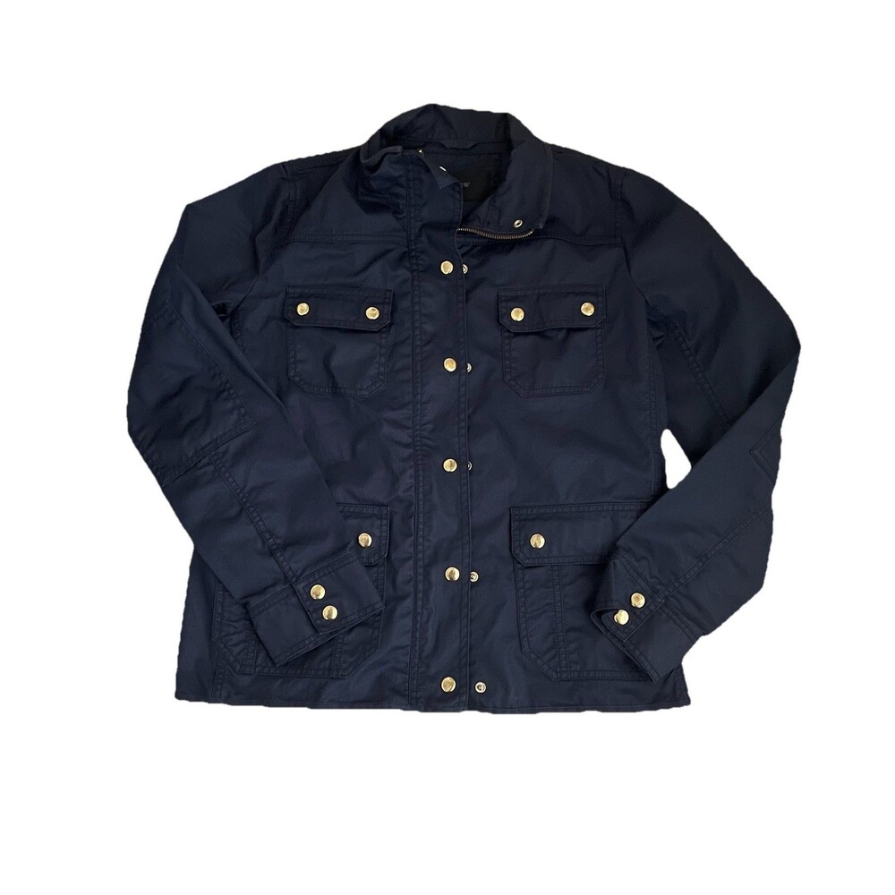 J. Crew Navy Utility Jacket - Picture 2 of 7